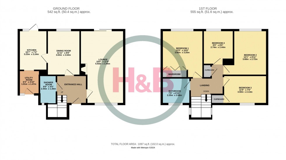 Floorplan for Pennymead, Harlow