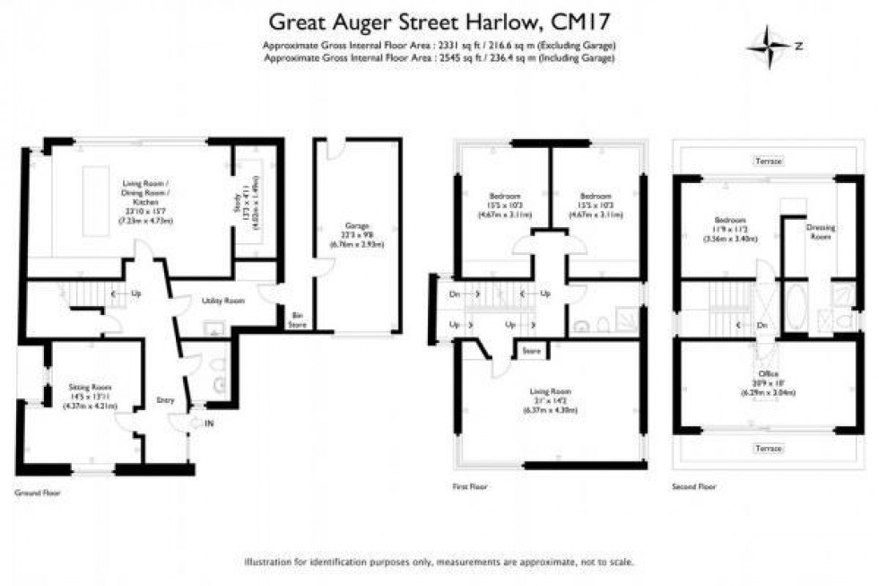 Floorplan for Great Auger Street, Newhall
